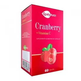 Cranberry + Vitamina C 500mg 60 Cápsulas - QualyNutri