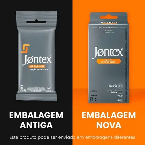 Preservativo Jontex Efeito Retardante com 6 Unidades