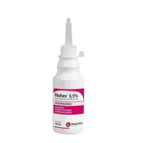Antisséptico Riohex 0,5% Solução Alcoólica 100ml - RioQuímica