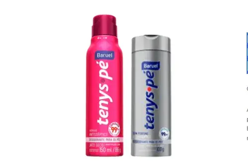 Tenys Pé Baruel Po Original + Woman 100g + 92g - 2 Unidades
