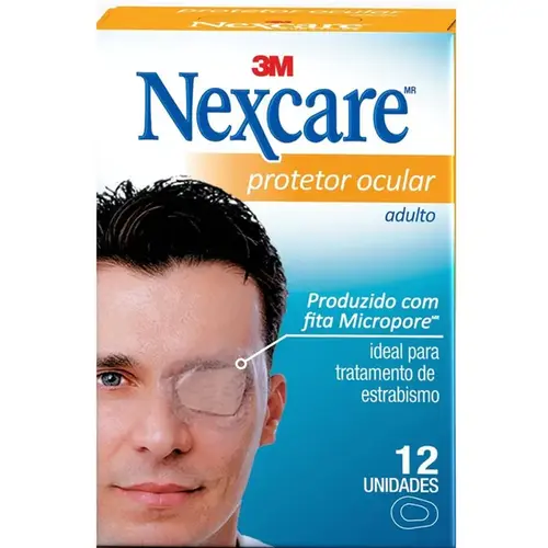 Protetor Ocular Adulto Nexcare - 12 Unidades