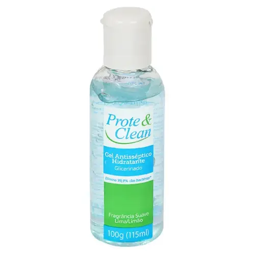 Álcool Gel 70% Prote & Clean Antisséptico Limão - 100g