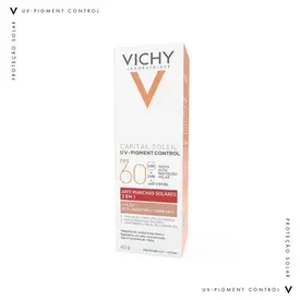 Protetor Solar Facial Vichy FPS60 Capital Soleil Antimanchas Cor 3.0 40g