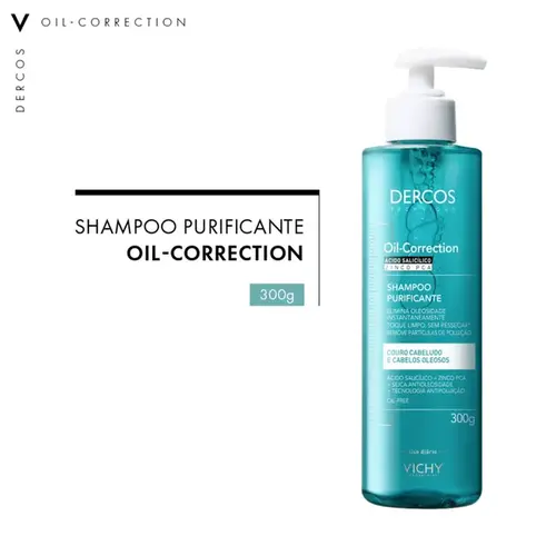 Shampoo Purificante Vichy Dercos Oil Correction 300ml