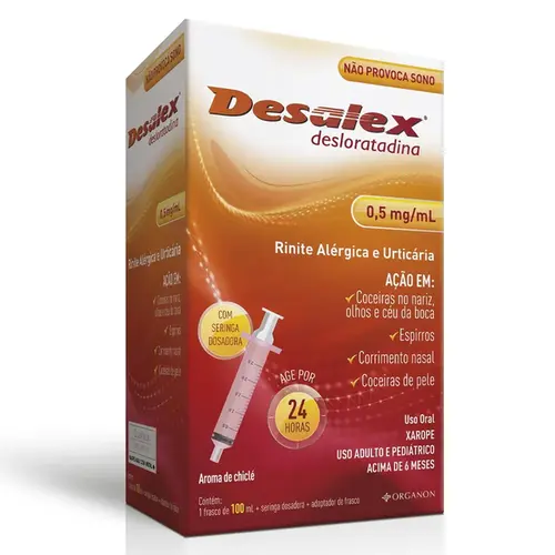 Desalex - Desloratadina 0,5mg/ml Xarope com 100ml