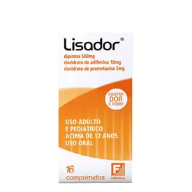 Lisador 16 Comprimidos