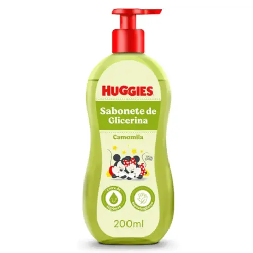 Sabonete Líquido Infantil Huggies Chá de Camomila 200ml