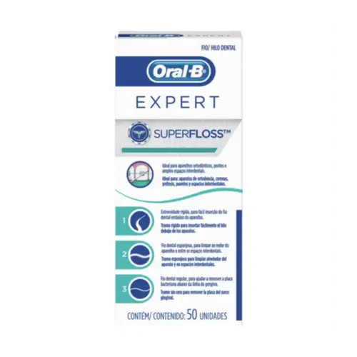 Fio Dental Oral-B Expert Super Floss 50 Unidades