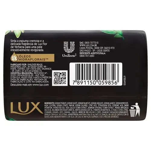 Sabonete em Barra Lux Botanicals Flor de Verbena Pele Revigorada 85g