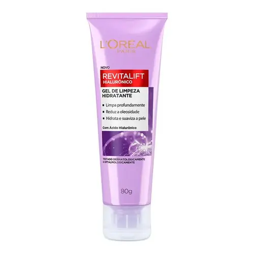 Gel de Limpeza Anti-idade L'Oréal Paris Revitalift Hialurônico 80g