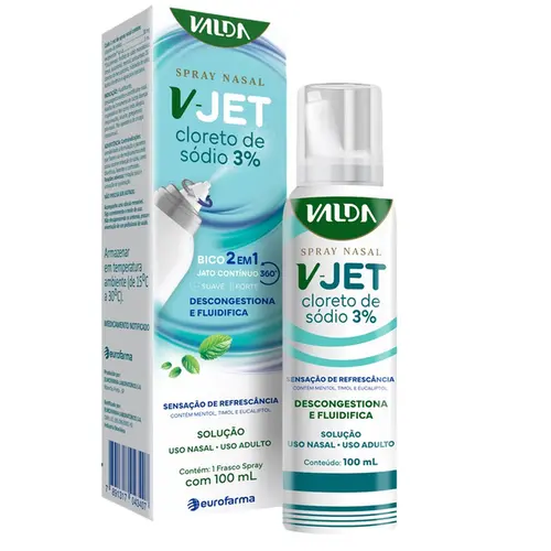 Valda V-Jet 3% Jato Contínuo 100ml