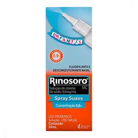 Rinosoro SIC Infantil 9mg/ml - Spray Nasal com 50ml