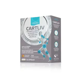 Colágeno Tipo II Equaliv Cartliv 40mg 60 Cápsulas