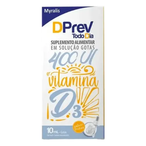Vitamina D DPrev Todo Dia 400ui 10ml