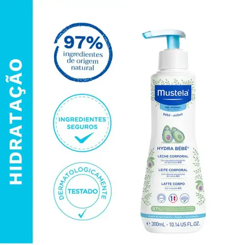 Creme Hidratante Infantil Mustela Bebê Hydra 300ml