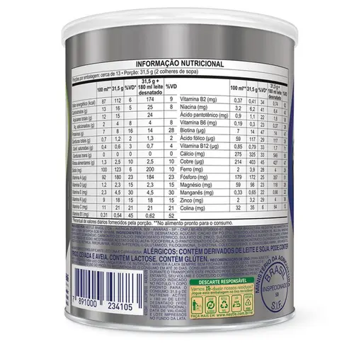 Complemento Alimentar Nutren Active Sabor Chocolate 400g - Nestlé