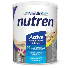 Complemento Alimentar Nutren Active Sabor Baunilha 400g - Nestlé