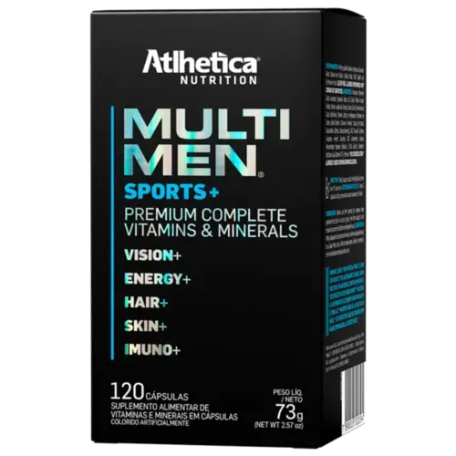 MultiMen Sports+ - 120 Capsulas - Atlhetica Nutrition