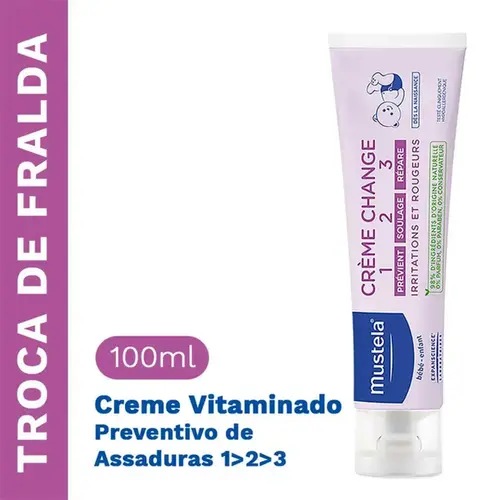 Pomada para Assadura Mustela Vitaminado 1 2 3 - 110g