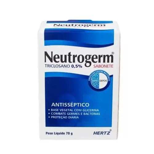 Sabonete em Barra Neutrogerm Triclosano Antiséptico 70g