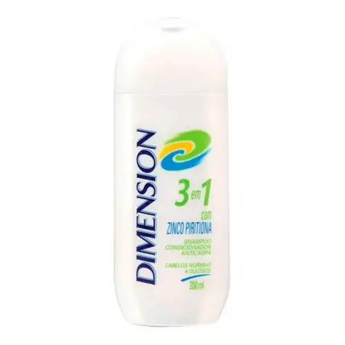 Shampoo Dimension 3x1 Anticaspa Normais A Oleosos 200ml