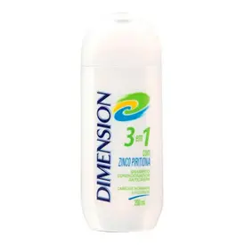 Shampoo Dimension 3x1 Anticaspa Normais A Oleosos 200ml