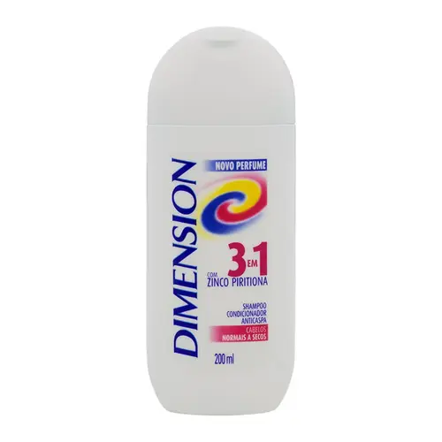 Shampoo Dimension 3x1 Anticaspa Normais a Secos 200ml