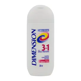 Shampoo Dimension 3x1 Anticaspa Normais a Secos 200ml