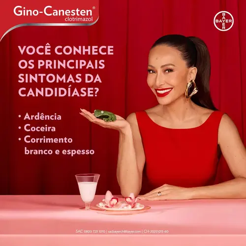 Gino Canesten Clotrimazol 500mg 1 Cápsula + 1 Aplicador - Bayer