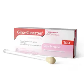 Gino Canesten Clotrimazol 500mg 1 Cápsula + 1 Aplicador - Bayer