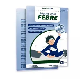 Adesivo Para Febre Doutorsan Grande 2 Unidades - Sanfarma