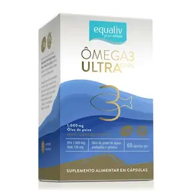 Equaliv Ômega 3 Ultracaps 1000mg Concentrado 60 Cápsulas Gelatinosas