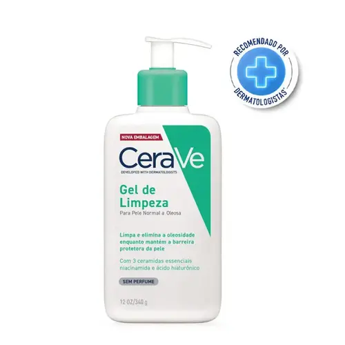 Gel de Limpeza Facial CeraVe Pele Normal a Oleosa 340g