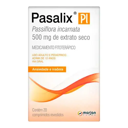 Pasalix PI 500mg 20 Comprimidos Revestidos