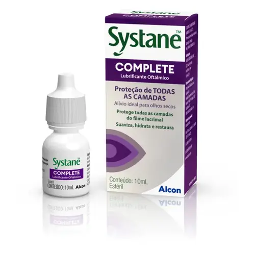 Colírio Lubrificante Systane Complete 10ml - Alcon