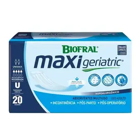 Absorvente Geriátrico Biofral Maxgeriatric Leve 20 Pague 17