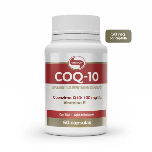 Coenzima Q10 100mg por porção - 60 Cápsulas - Vitafor