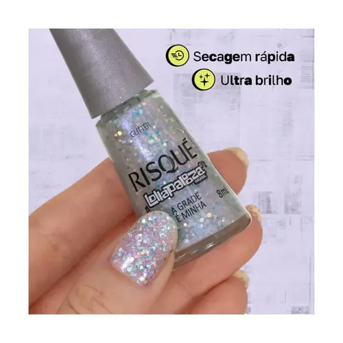 Esmalte Risqué Lollapalooza Cremoso A Grade é Minha 8ml
