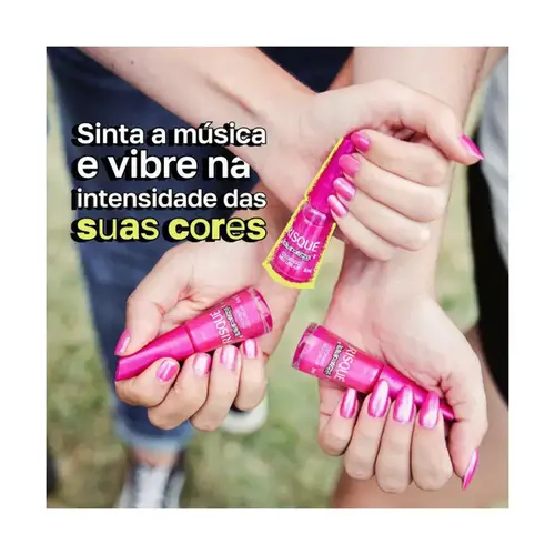 Esmalte Risqué Lollapalooza Cremoso Colorindo Meu Line-Up 8ml