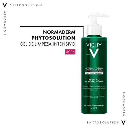 Gel de Limpeza Facial Vichy Normaderm Phytosolution Antiacne com Acido Salicilico 300g