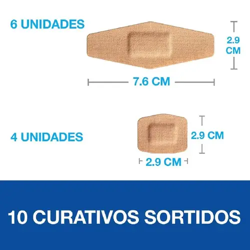 Curativo 3M Nexcare Duo Variados 10 Unidades