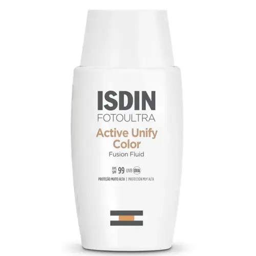 Creme Clareador Isdin FotoUltra Active Unify Fusion Fluid Color FPS99 50ml