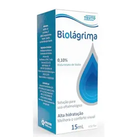 Biolágrima 0,10% 15ml - Solução Oftálmica - Teuto