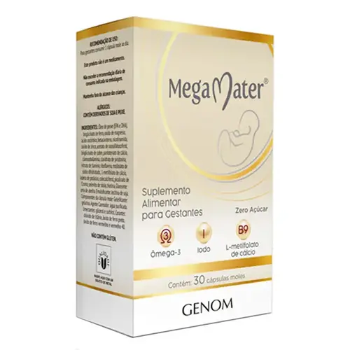 Suplemento para Gestante Mega Mater 30 Cápsulas