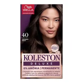Tinta de Cabelo Koleston Deluxe 4.0 Castanho Médio