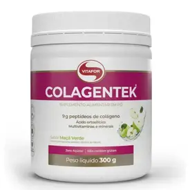 Colagentek Vitafor 300g - Sabor Maçã Verde