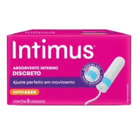 Absorvente Interno Intimus Super 8 Unidades