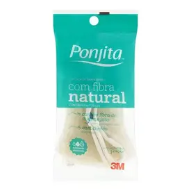 Esponja de Banho Fibra Natural Ponjita 3M