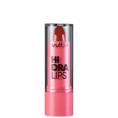 Batom Vult Hidra Lips Cremoso - Cor Terracota Ambar - 3,6g