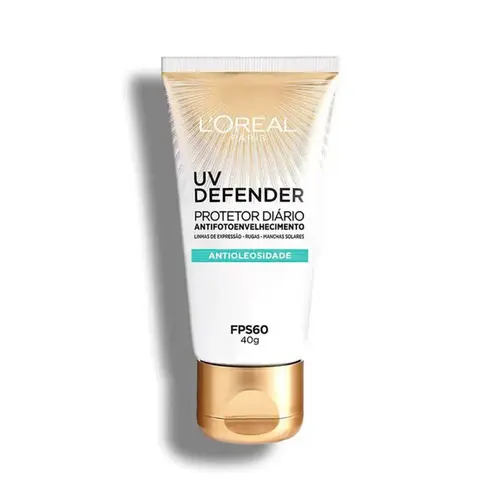 Protetor Solar Facial L'Oréal Paris UV Defender Antioleosidade FPS60 40g